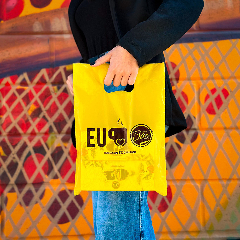 [8332040963] SACOLA PLAST. AMARELA/MARROM 25X35 C 50UN