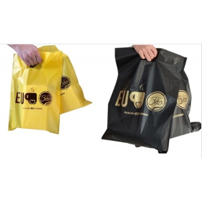 [8333490735] KIT SACOLA C/50 AMARELA 25X35 E C/50 PRETA 30X40