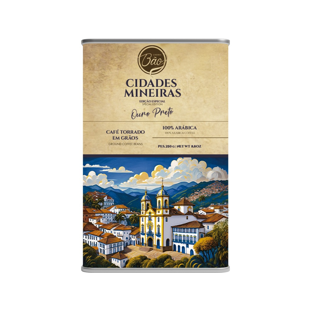 [8538049725] CAFE MICROLOTE CIDADES MINEIRAS 250G - OURO PRETO C/ 6 UND