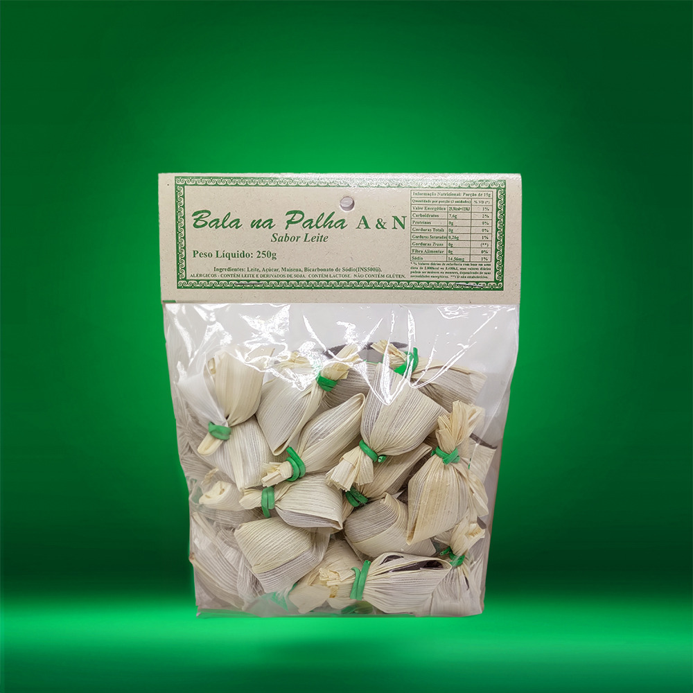 [8332040493] BALA NA PALHA DE LEITE 250G